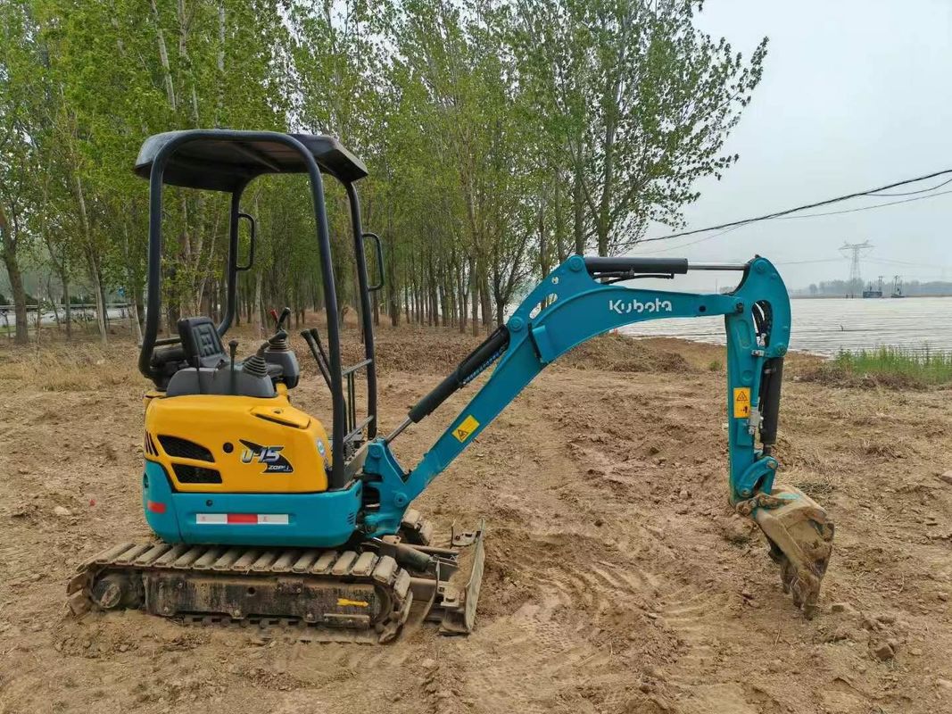 Kubota U15 Mini Excavator มือสอง อุปกรณ์เคลื่อนที่ดิน พร้อมทํางาน