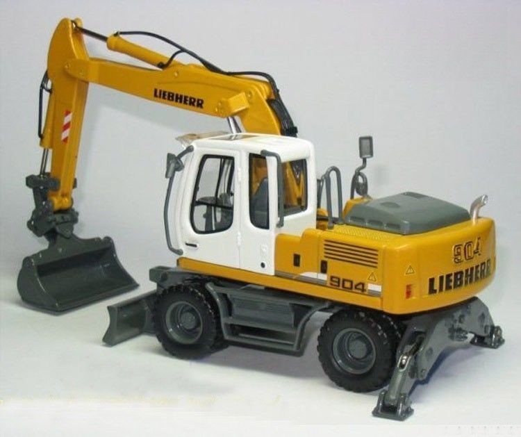 1/50 Liebherr A904C เครื่องขุดล้อ รูปแบบ โมเดล โมสต์เมทัล เก็บได้ด้วยถังจับ 58004