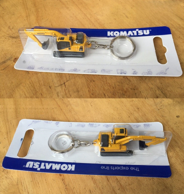 เครื่องขุดหิน Keychain Dual Function รูปแบบเล็ก ของขวัญนักสะสม 2.8cm ออกแบบจริง ทนทาน