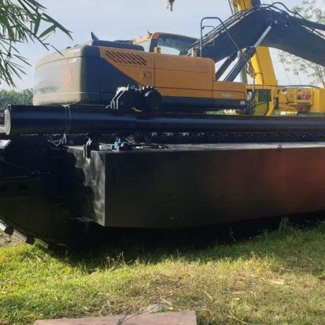 ประเทศจีน OEM สายยาง ชาซีหุ่นยนต์ รุ่นขุดอัมฟิเบียส เครื่องขุดพอนโตน รถใต้ดิน สําหรับขาย