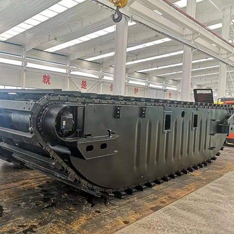 ประเทศจีน OEM สายยาง ชาซีหุ่นยนต์ รุ่นขุดอัมฟิเบียส เครื่องขุดพอนโตน รถใต้ดิน สําหรับขาย