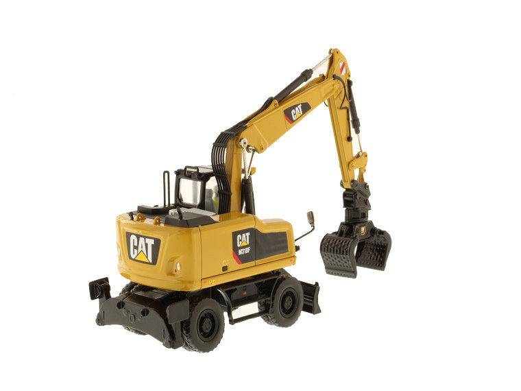 Diecast Masters DM รถขุดล้อยาง M318F รุ่น 1:50 ขนาด ยานพาหนะก่อสร้าง 85508