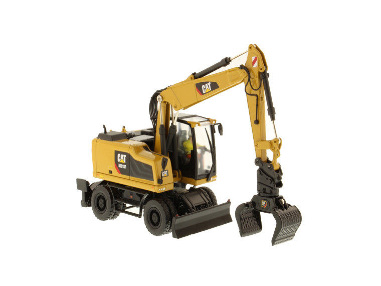 Diecast Masters DM รถขุดล้อยาง M318F รุ่น 1:50 ขนาด ยานพาหนะก่อสร้าง 85508