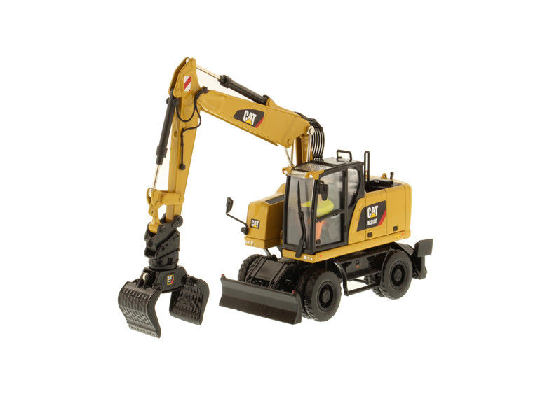 Diecast Masters DM รถขุดล้อยาง M318F รุ่น 1:50 ขนาด ยานพาหนะก่อสร้าง 85508