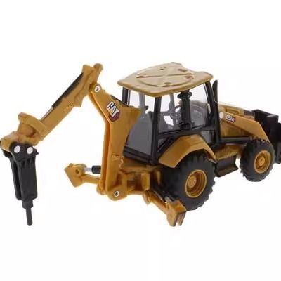 รถขุดตักหลังขนาด 1/64 Diecast Masters รุ่นรถก่อสร้างโลหะผสม 85765