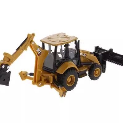 รถขุดตักหลังขนาด 1/64 Diecast Masters รุ่นรถก่อสร้างโลหะผสม 85765