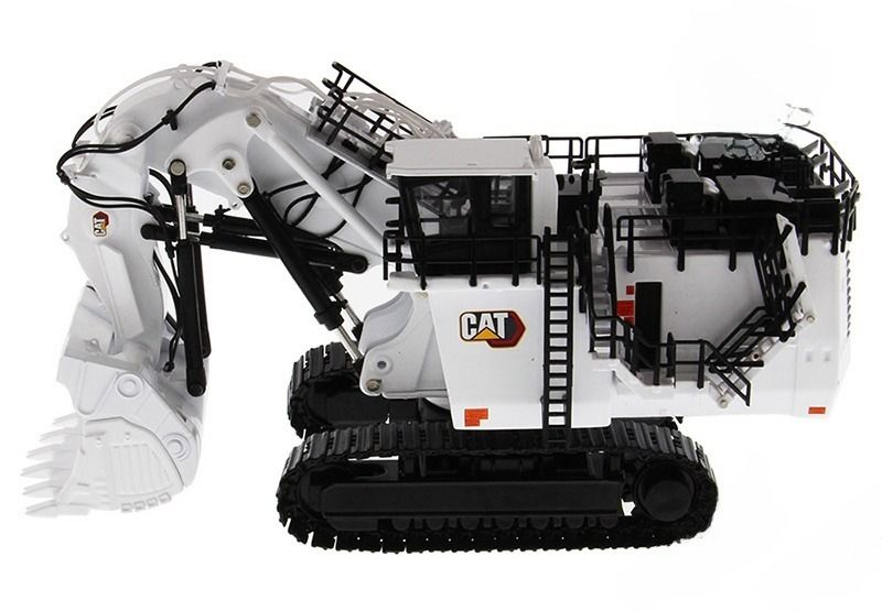 DM85653 รถขุดเหมืองสีขาวรุ่นลิมิเต็ด Diecast Engineering Vehicle CCM Model มาตราส่วน 1/87