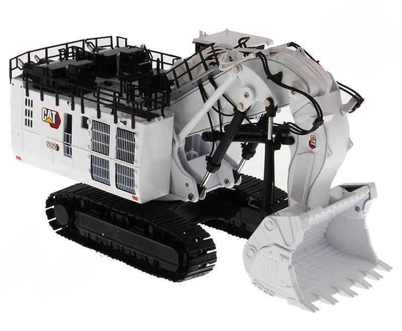 DM85653 รถขุดเหมืองสีขาวรุ่นลิมิเต็ด Diecast Engineering Vehicle CCM Model มาตราส่วน 1/87
