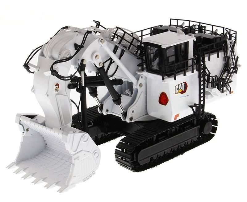DM85653 รถขุดเหมืองสีขาวรุ่นลิมิเต็ด Diecast Engineering Vehicle CCM Model มาตราส่วน 1/87