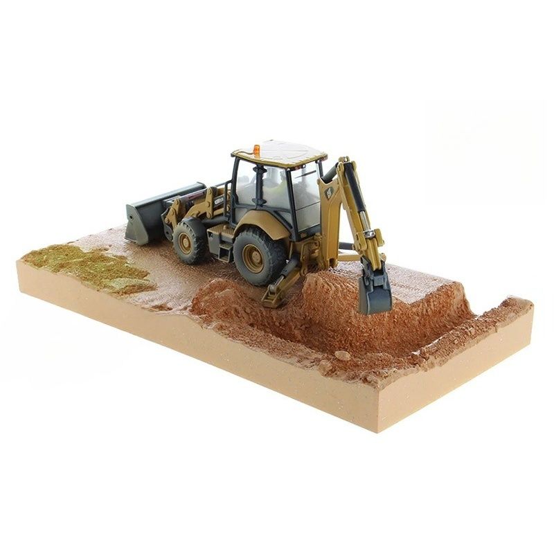 Diecast Masters 420F2IT Skid Steer Loader Backhoe Mud Paint Finish รุ่น DM จํากัด 85755 1/50