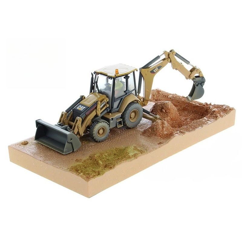 Diecast Masters 420F2IT Skid Steer Loader Backhoe Mud Paint Finish รุ่น DM จํากัด 85755 1/50
