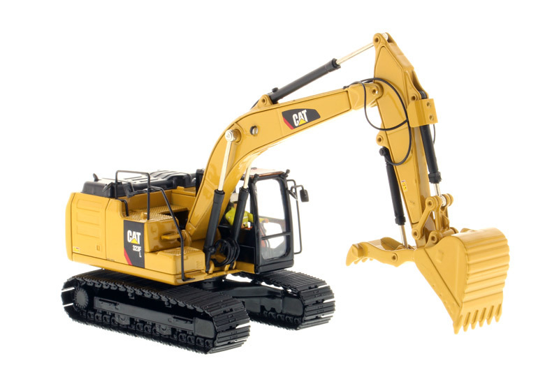 DM เครื่องจักร 1:50 ขนาด CAT 323F L เครื่องขุดแบบ 85924C ของเล่นของขวัญ