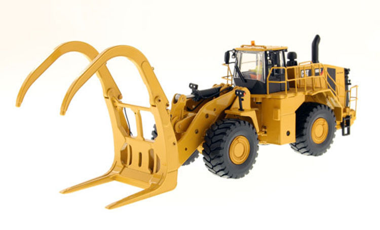 DM 988K เครื่องบรรทุกล้อด้วย Log Grapple Wood Handler วิศวกรรมแบบ 1:50 85917