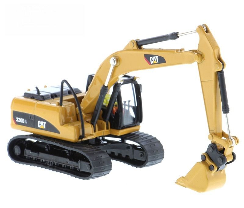 DM85652 Cat 320D L เครื่องติดตั้งเครื่องขุดไฮดรอลิก รุ่น 1:87 ขนาดของเล่น Diecast