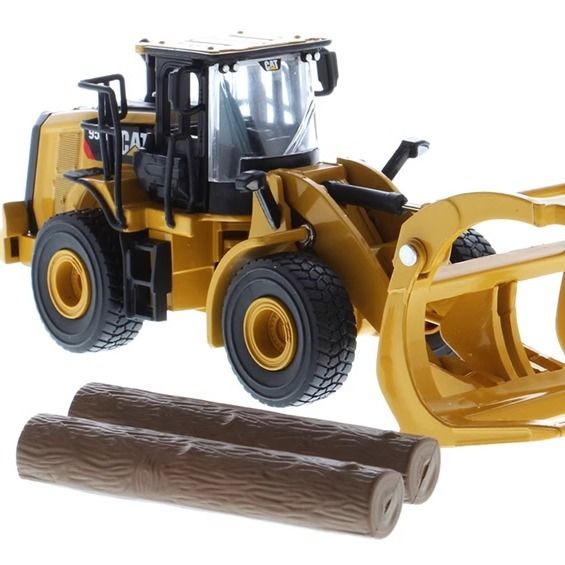 1:64 DM Diecast Masters Wheel Loader Log Forklift รุ่น 85635 ของสะสม