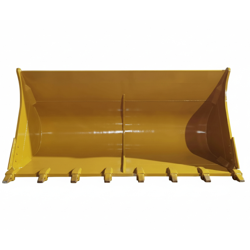 ถังขุดดินขนาด 5.5 ลูกบาศก์เมตรแบบปรับแต่งสำหรับรถตักล้อยาง Cat 980 - ถังขุดหิน Q355B สำหรับงานหนัก