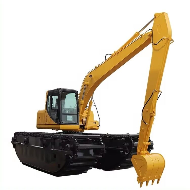 เครื่องยนต์พอนโตนลอยแบบที่กําหนดเอง สําหรับเครื่องขุดแอมฟิเบียส ส่งปุ้ง ทุ่งชื้น