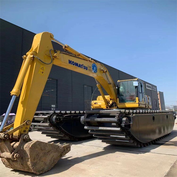 ช่วงล่างทุ่นลอยน้ำสำหรับรถขุดที่ปรับแต่งได้ ทุ่นลอยน้ำสำหรับบึงเพื่อการทำงานที่มั่นคง บำรุงรักษาง่าย ผู้จัดจำหน่าย