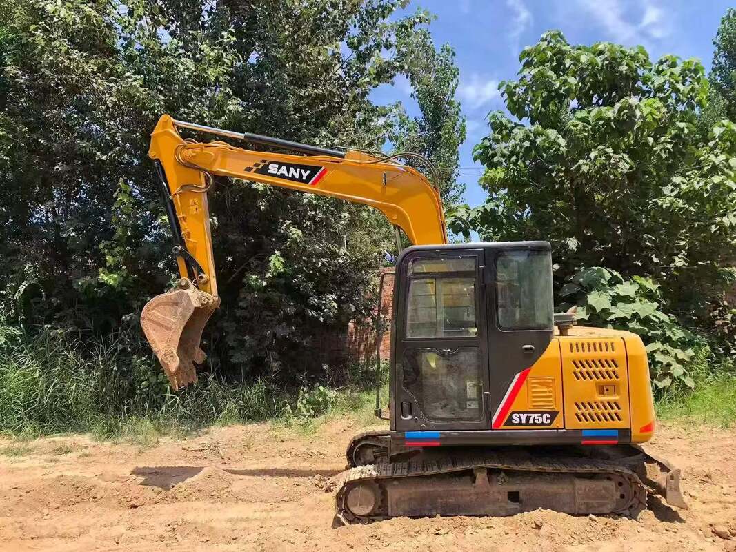 มินิ ขนาดเล็กใช้ SANY SY50C Excavator SY50 SY55 SY65 SY70 SY75 6 ตัน จีนเดิม 80% ใหม่ Excavator / excavator